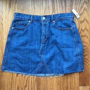Denim miniskirt